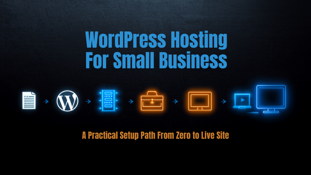 WordPress Hosting for Small Business: A Practical Setup Path From Zero to Live Site