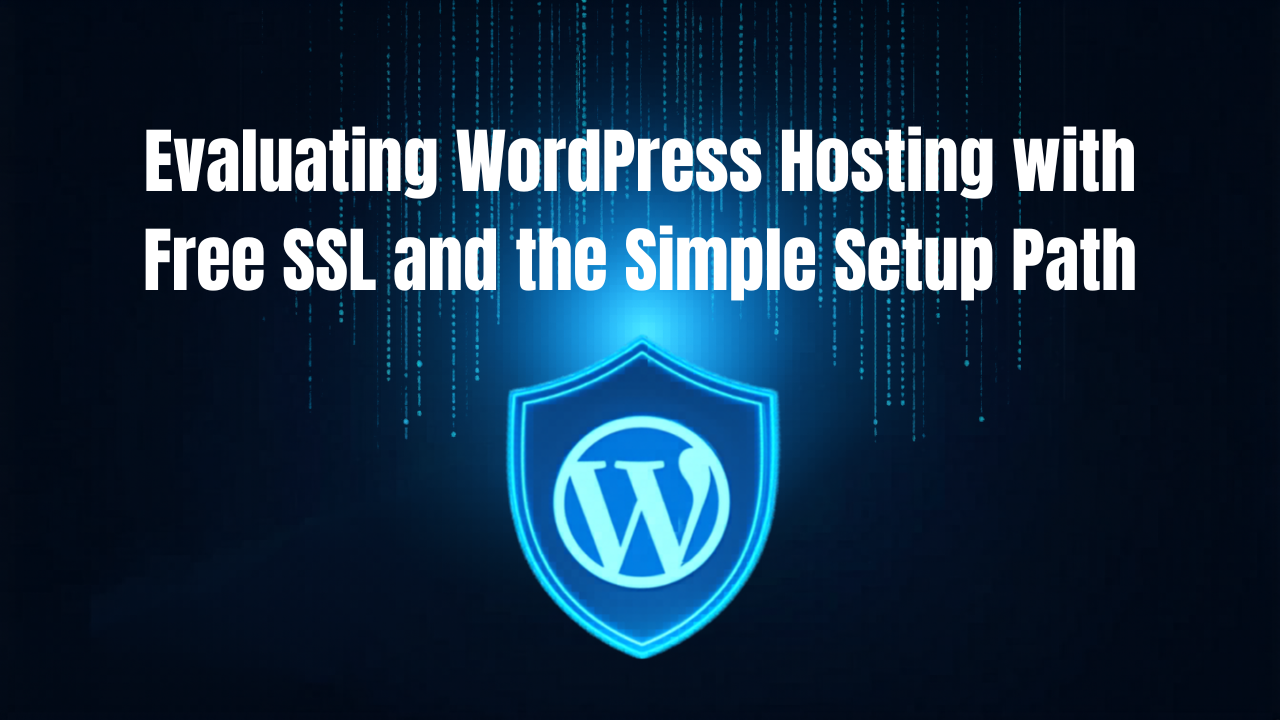 Evaluating WordPress Hosting with Free SSL and the Simple Setup Path