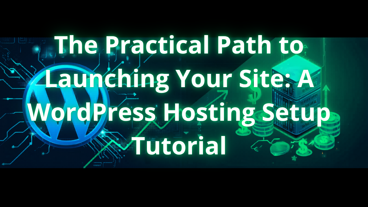 The Practical Path to Launching Your Site: A WordPress Hosting Setup Tutorial